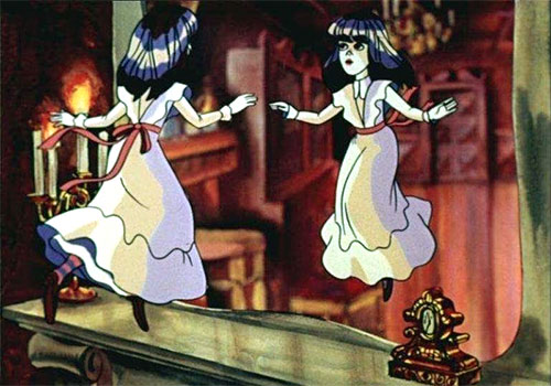 Кадр из мультфильма «Алиса в Зазеркалье»