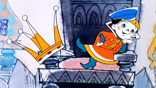 Кадр из мультфильма «Вовка в тридевятом царстве»