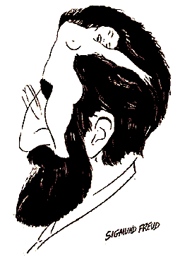 Портрет Зигмунда Фрейда. Двойственная картинка