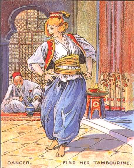 Рисунок с загадкой: бубен