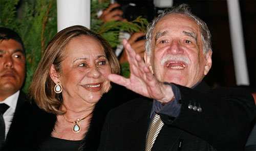 Габриэль Гарсиа Маркес с женой